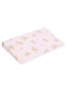 Baba párna huzat- ék alakú New Baby BASIC 59x37cm bear pink