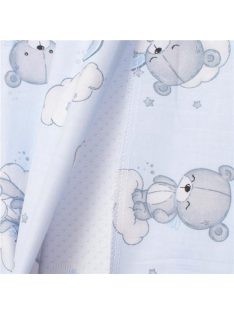   Baba párna huzat- ék alakú New Baby BASIC 59x37cm bear pink