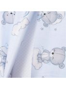 Baba párna huzat- ék alakú New Baby BASIC 59x37cm blue