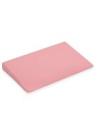 Muszelin Baba párna huzat- ék alakú New Baby STANDARD 59x37cm pink