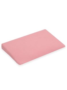   Muszelin Baba párna huzat- ék alakú New Baby STANDARD 59x37cm pink