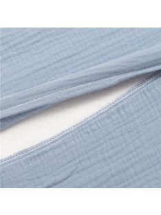  Muszelin Baba párna huzat- ék alakú New Baby STANDARD 59x37cm  blue