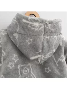   Baba bélelt Wellsoft téli kapucnis pulóver New Baby Winter times