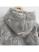 Baba bélelt Wellsoft téli kapucnis pulóver New Baby Winter times