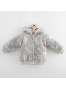 Baba bélelt Wellsoft téli kapucnis pulóver New Baby Winter times