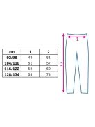 Gyermek melegítőnadrág leggings New Baby Kindergarten pink