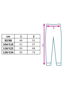   Gyermek melegítőnadrág leggings New Baby Kindergarten pink