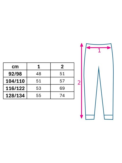 Gyermek melegítőnadrág leggings New Baby Kindergarten pink