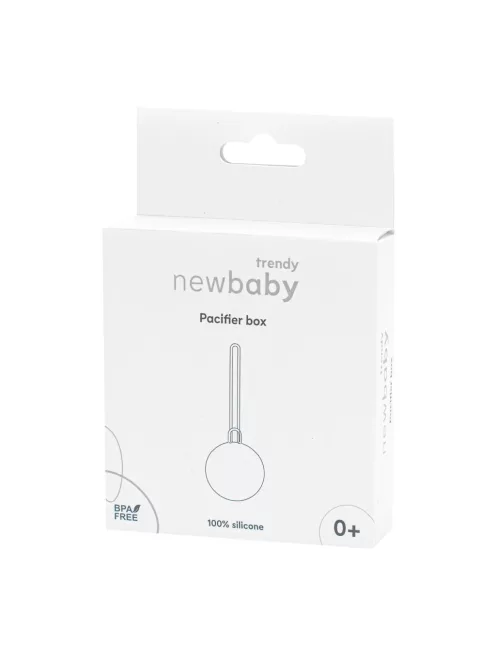 Szilikon cumitartó New Baby bézs színű