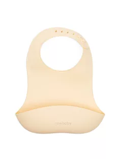 Szilikon előke New Baby bézs