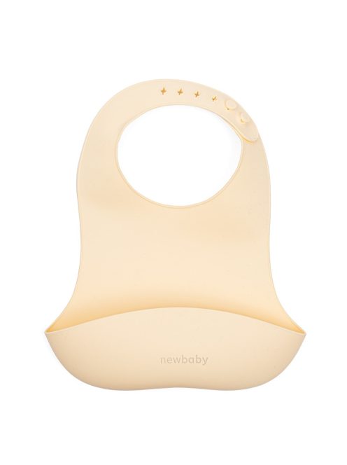 Szilikon előke New Baby bézs
