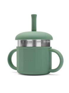 Baba szilikon pohár 2in1 New Baby zöld