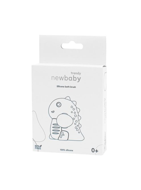 Baba szilikon fürdőkefe New Baby bézs
