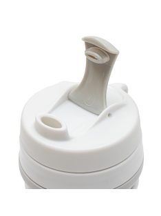   Szilikon Összecsukható Bögre 350 ml 2 az 1-ben New Baby - Szürke