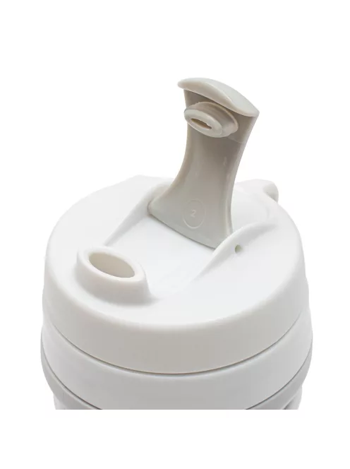 Szilikon Összecsukható Bögre 350 ml 2 az 1-ben New Baby - Szürke