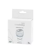 Szilikon Összecsukható Bögre 350 ml 2 az 1-ben New Baby - Szürke