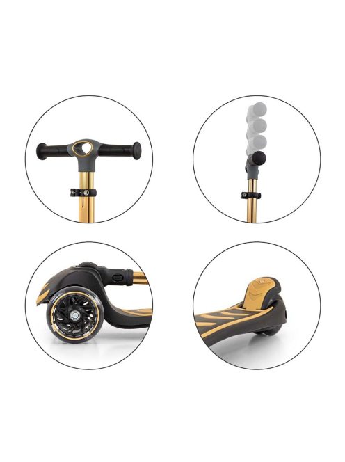 Gyerek roller Milly Mally Scooter Boogie Golden