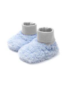 Téli baba cipőcske New Baby Nice Bear szürke kék