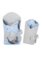 Kétoldalas gyerek pólya New Baby Teddy bear in space 80x80 cm