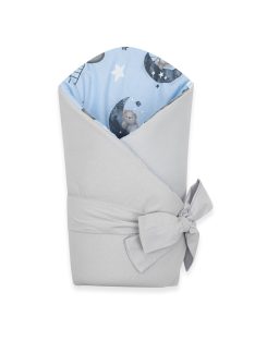   Kétoldalas gyerek pólya New Baby Teddy bear in space 80x80 cm