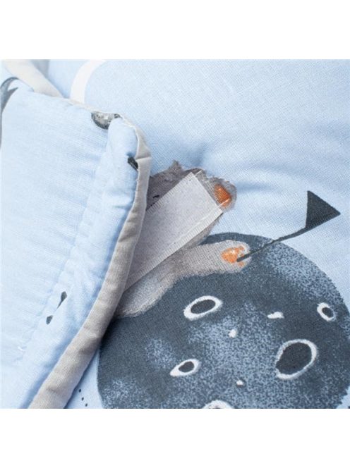 Kétoldalas gyerek pólya New Baby Teddy bear in space 80x80 cm