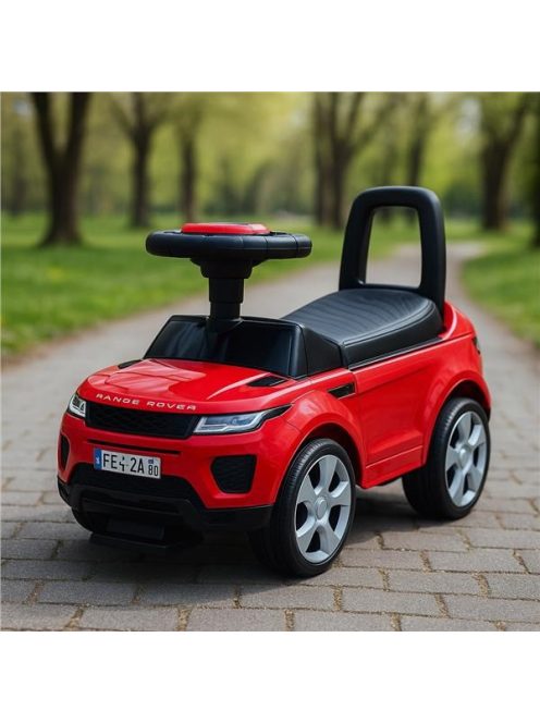 Baby Mix Prime SUV bébitaxi piros bőrből