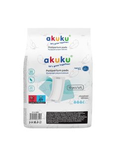   Egyszer használatos, szuper nedvszívó szülés utáni betétek Akuku 10 darabos csomag