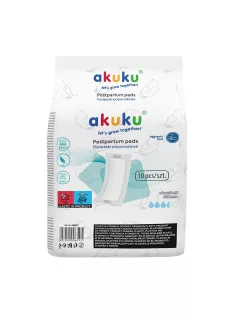   Egyszer használatos, szuper nedvszívó szülés utáni betétek Akuku 10 darabos csomag