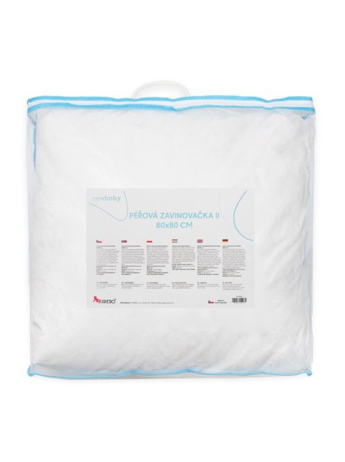 Luxus toll pólya New Baby - toll töltet 80x80 cm