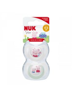 Baba cumi  NUK Star Peppa Pig 0-6m  2 db