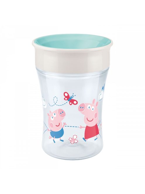 Bájos itató pohár Magic Peppa Pig NUK (8+ m.) 360°