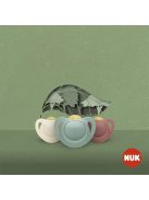 NUK For Nature latex cumi  6-18 h 2 db box piros