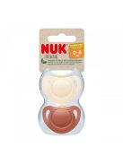 NUK For Nature latex cumi 0–6 h 2 db box piros