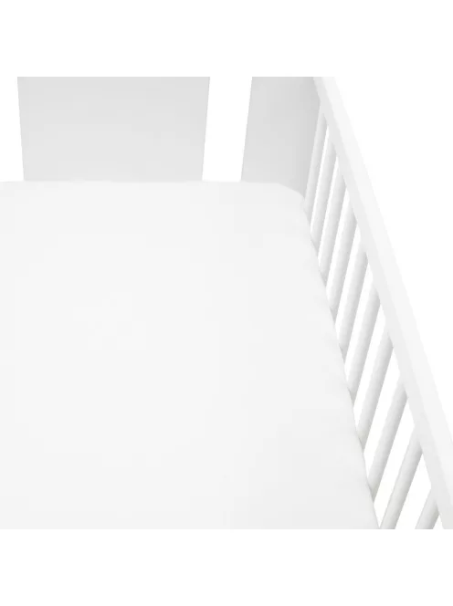 Jersey lepedő kiságyba New Baby 120x60 white