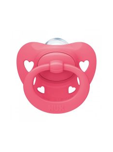 Baba cumi  NUK Signature 6-18 h rózsaszín heart