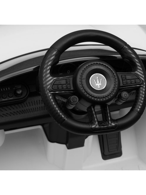 Elektromos játékautó Maserati GranTurismo Baby Mix fehér