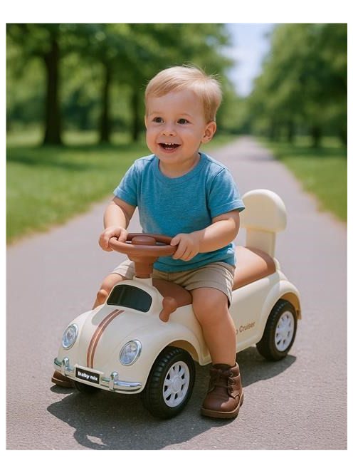 Baby Mix Kiddo Cruiser gyerek futóbicikli bézs színben