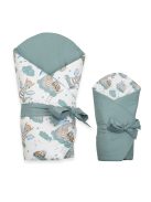 Kétoldalas gyerek pólya New Baby Sárkány 80x80 cm