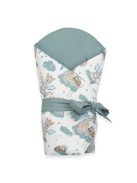 Kétoldalas gyerek pólya New Baby Sárkány 80x80 cm