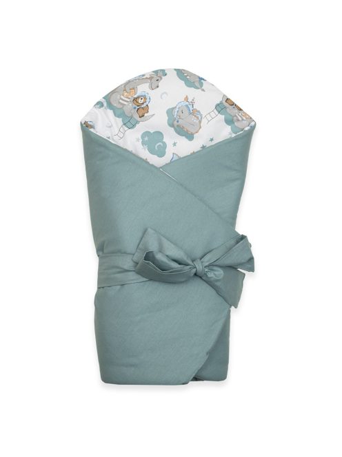 Kétoldalas gyerek pólya New Baby Sárkány 80x80 cm