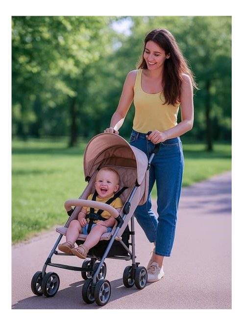 Golf babakocsi Olive Baby Mix bézs