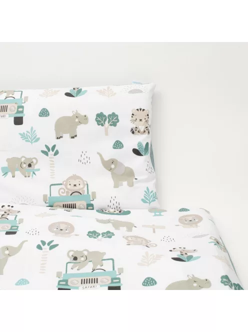 2-részes ágyneműhuzat New Baby Safari II 90/120 cm mint