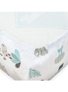   Pamut kiságyba való lepedő pamut New Baby Safari II 120x60 cm