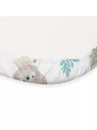Pamut babakocsihoz való lepedő pamut New Baby Safari II 35x75 cm