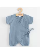 Baba nyári muszlin kezeslábas New Baby blue