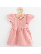 Baba muszlin ruha New Baby pink