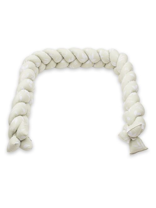 Védő fonott rácsvédő kiságyba New Baby Levelek