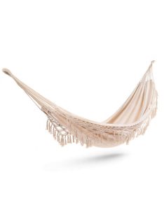   Nagy függő hintaágy két személyre Hamaka XXL BOHO Baby Mix ecru