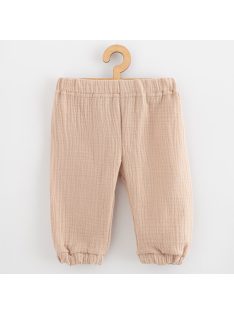 Baba muszlin szett póló és nadrág New Baby beige