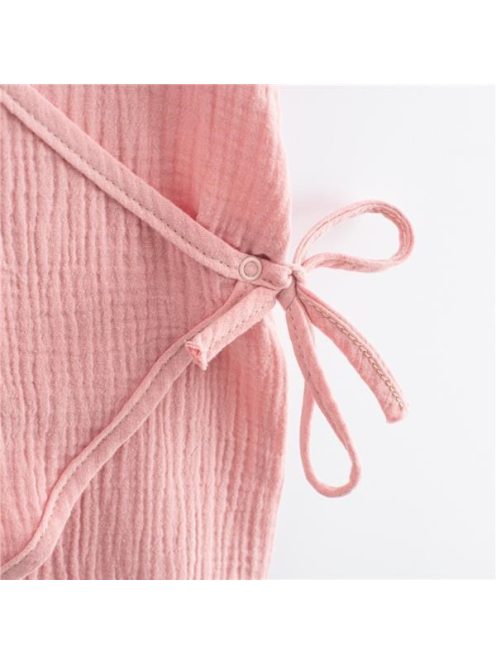 Baba muszlin kezeslábas New Baby pink